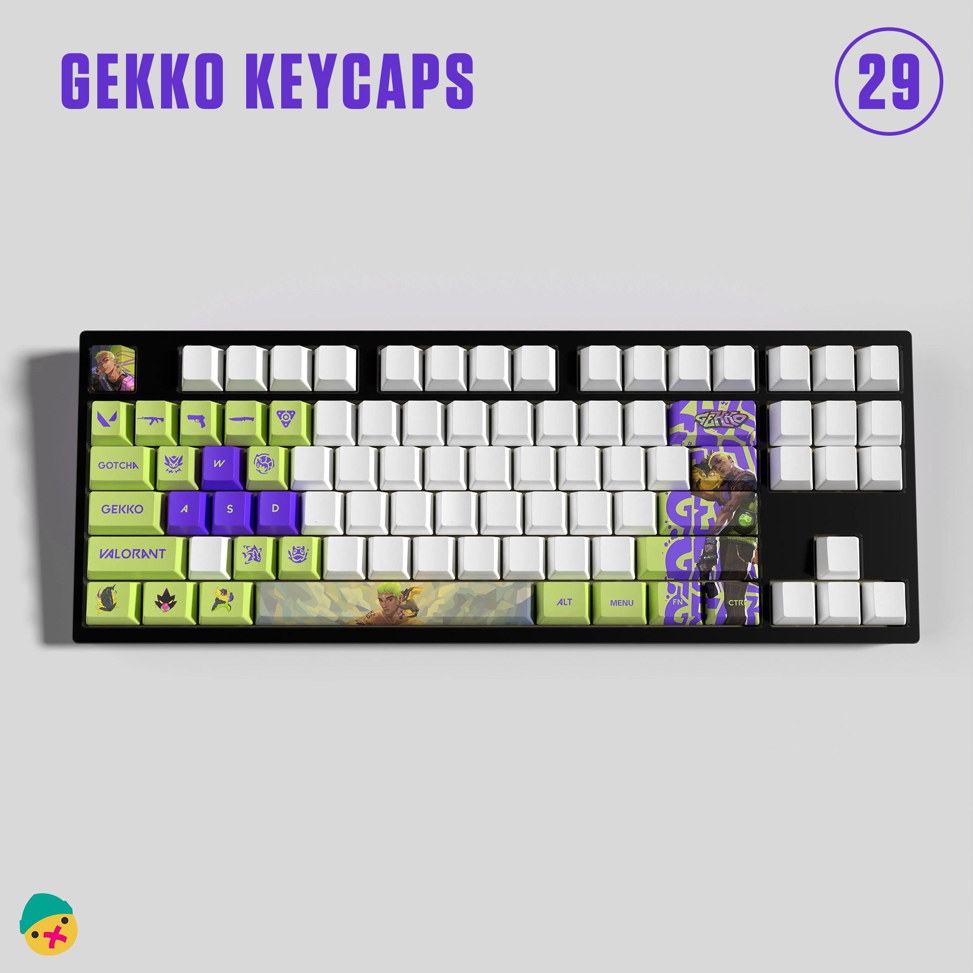 Gekko Custom 29 Keycaps - HozNext