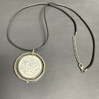 Arcane Blue Rose Necklace - The Accurate Version From the Arcane Show