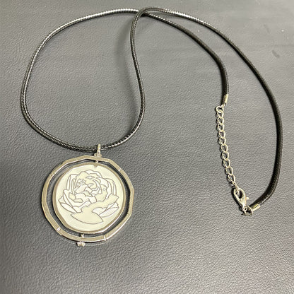 Arcane Blue Rose Necklace - The Accurate Version From the Arcane Show