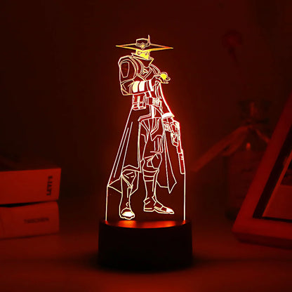 Cypher Valorant Acrylic LED Lights