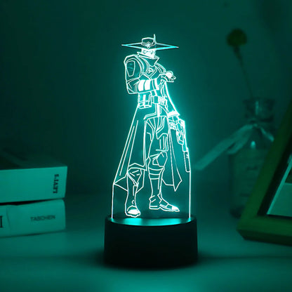 Cypher Valorant Acrylic LED Lights