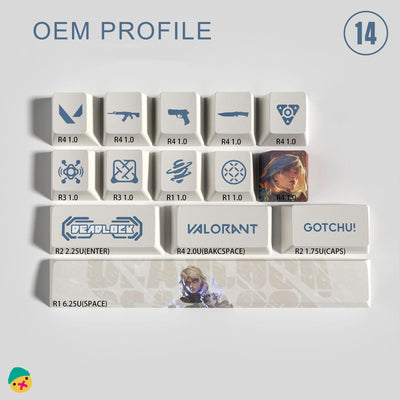 Deadlock Custom 29 Keycaps - HozNext