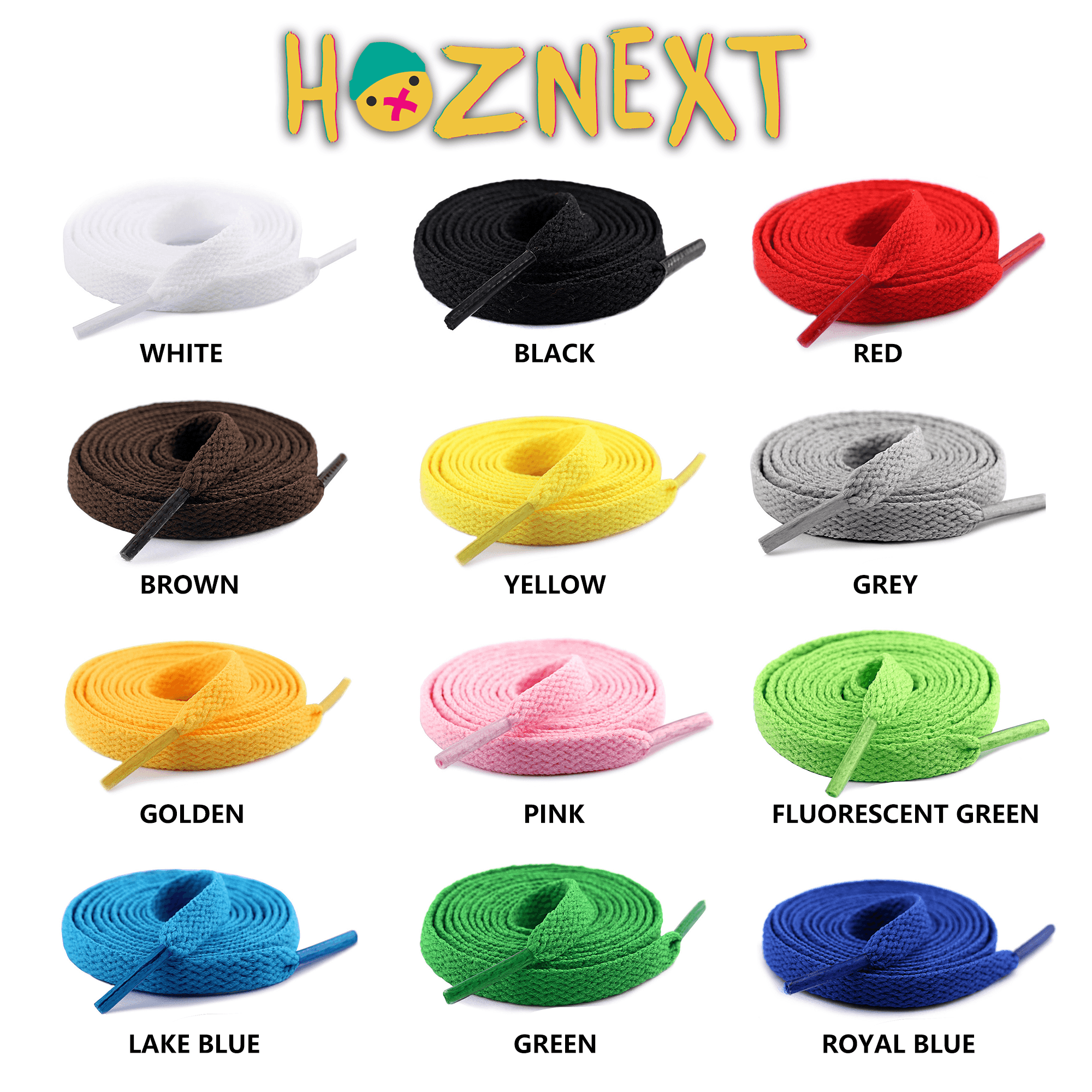 Customized Flat Shoelaces - Hoznext