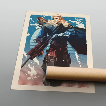 Sova Valorant Pop Vintage Poster