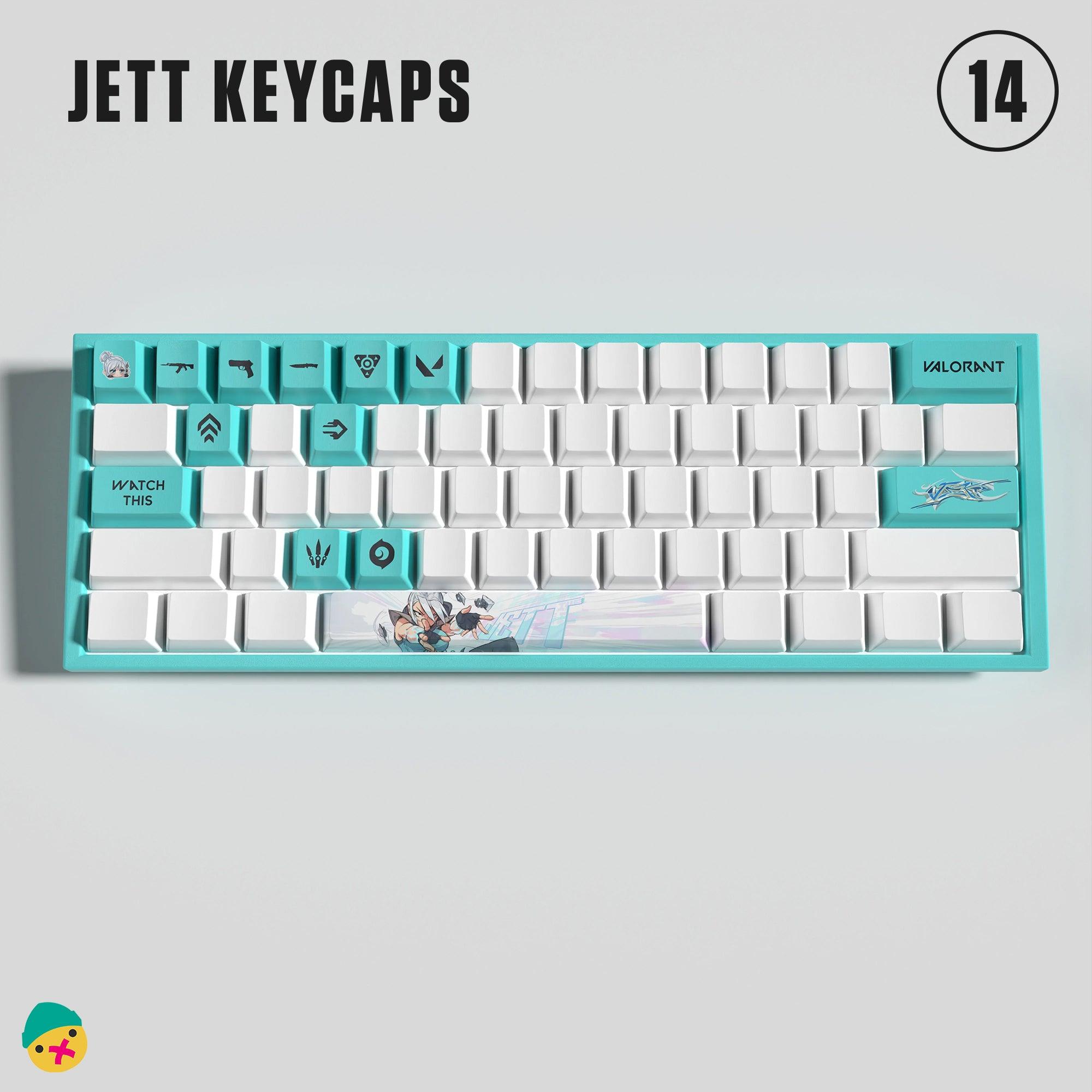 Jett Custom 29 Keycaps - HozNext