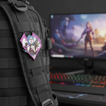 Jinx Enamel Pin Set – Arcane-Inspired Brooch