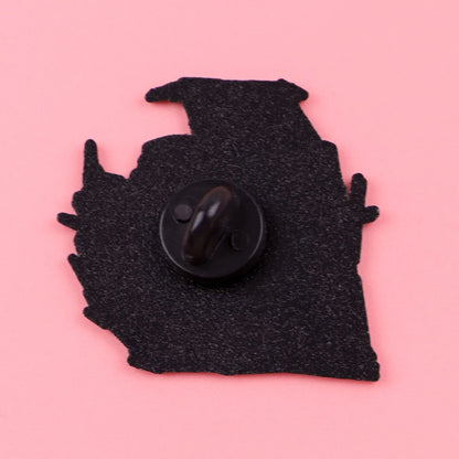 Jinx Enamel Brooch – Arcane-Inspired Heart Lapel Pin