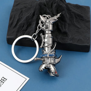 Jinx Fishbone Canonn Weapon Keychain - Jinx Rocket Launcher Necklace