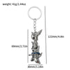 Jinx Fishbone Canonn Weapon Keychain - Jinx Rocket Launcher Necklace