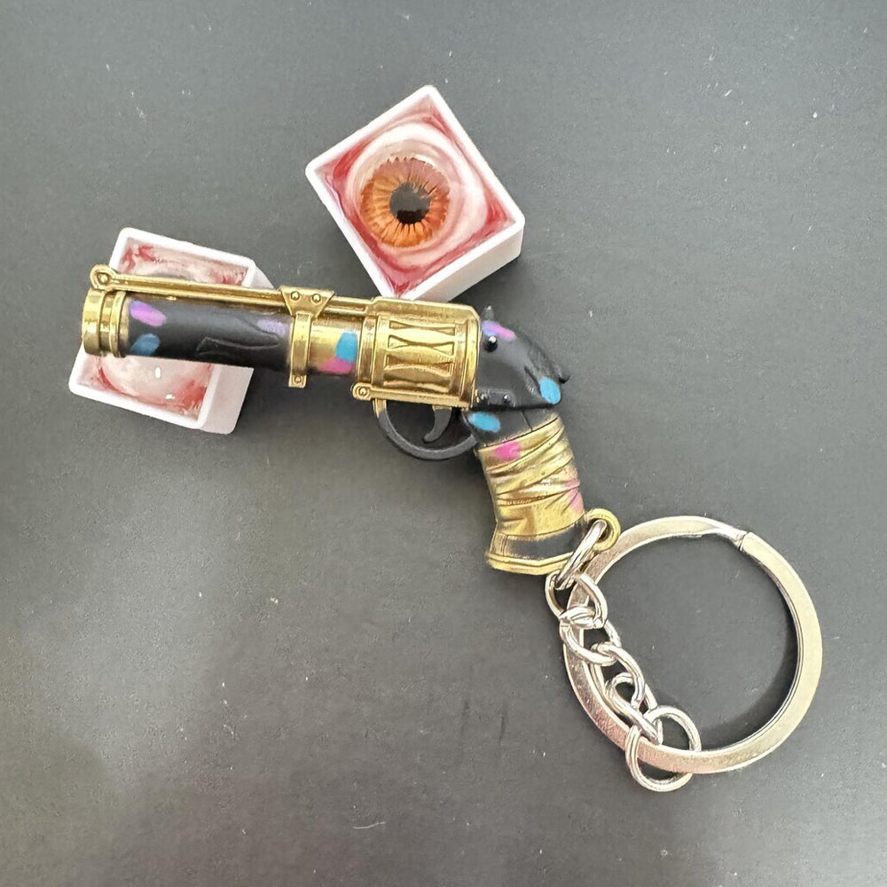 Jinx Zapper Pistol Gun - Revolver Jinx Gun Keychain