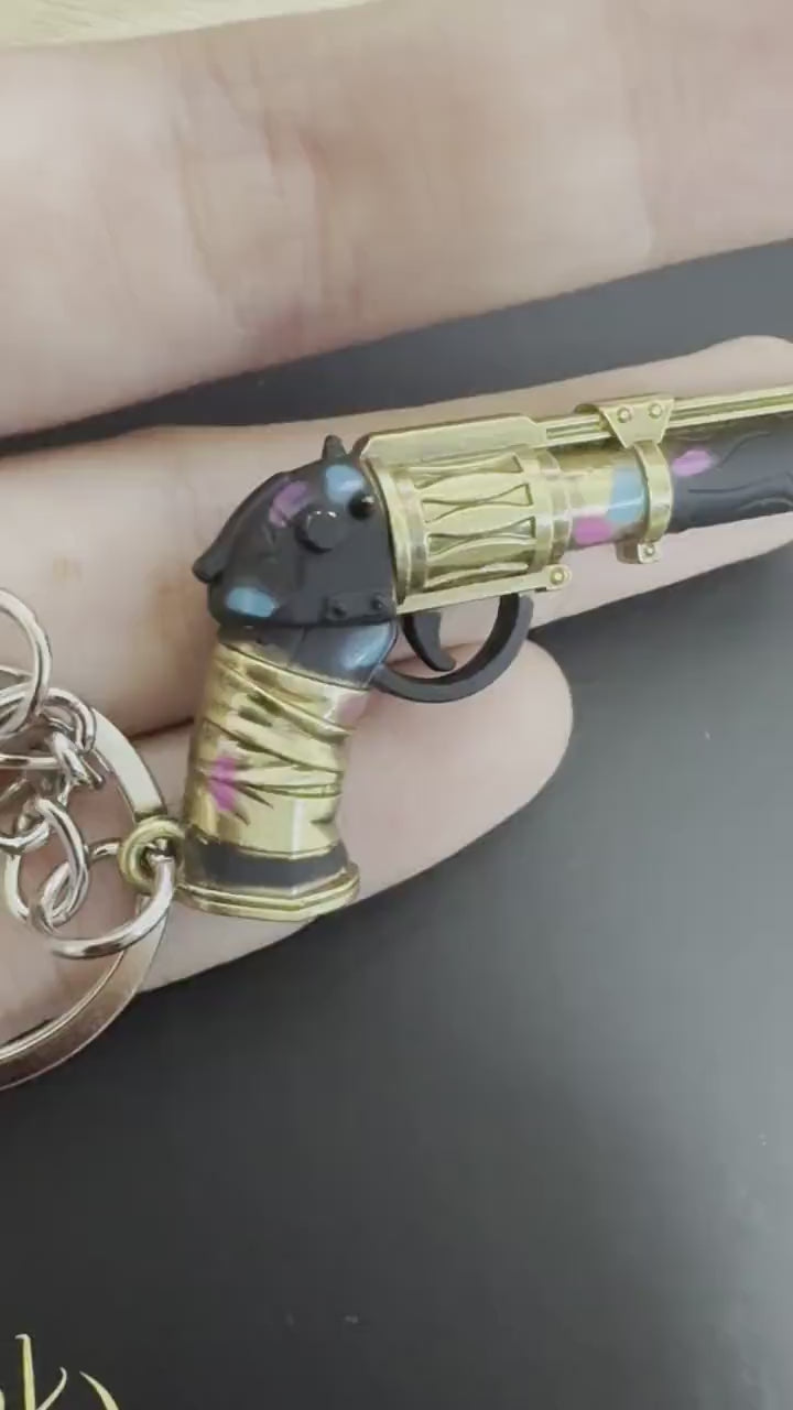 Jinx Zapper Pistol Gun - Revolver Jinx Gun Keychain