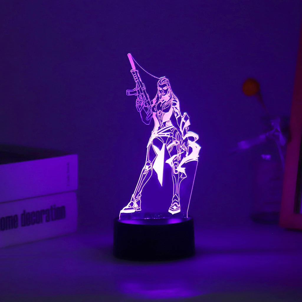 Reyna Valorant Acrylic LED Lights